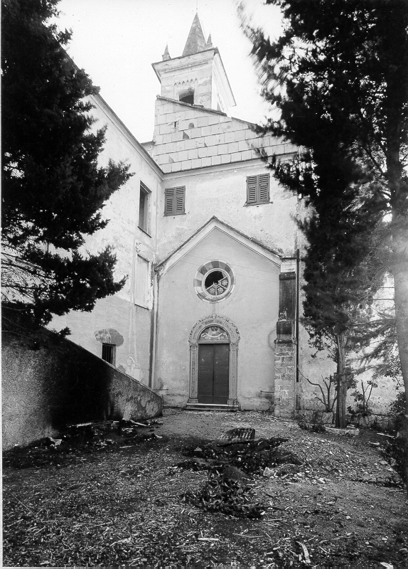 Foto 6: Studio Cresta, Chiesa di San Giuliano, esterno, fotografia, 1944 circa, Genova, Centro DocSAI, Archivio Fotografico.