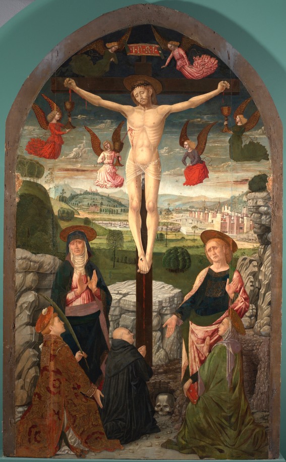 Foto 11: Giovanni Mazone e Nicolò Corso, Crocifissione e Santi, Genova, Museo di Sant’Agostino.