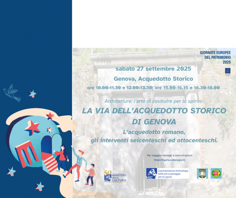 GEP 2025 – LA VIA DELL’ACQUEDOTTO STORICO DI GENOVA
